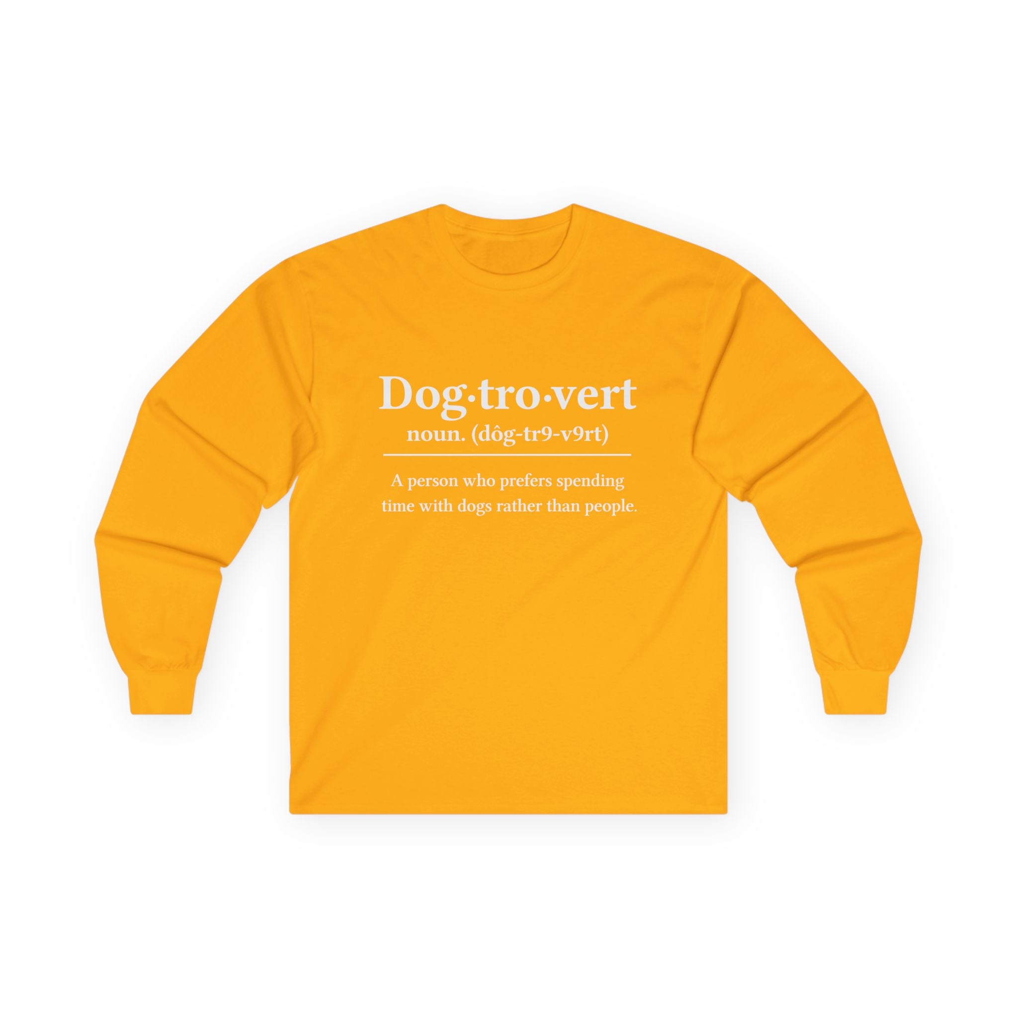 Dog-Tro-Vert Cotton Long Sleeve Tee
