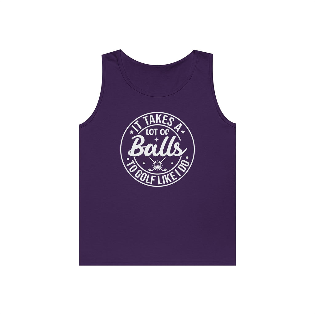 Golf Like I Do Heavy Cotton Tank Top
