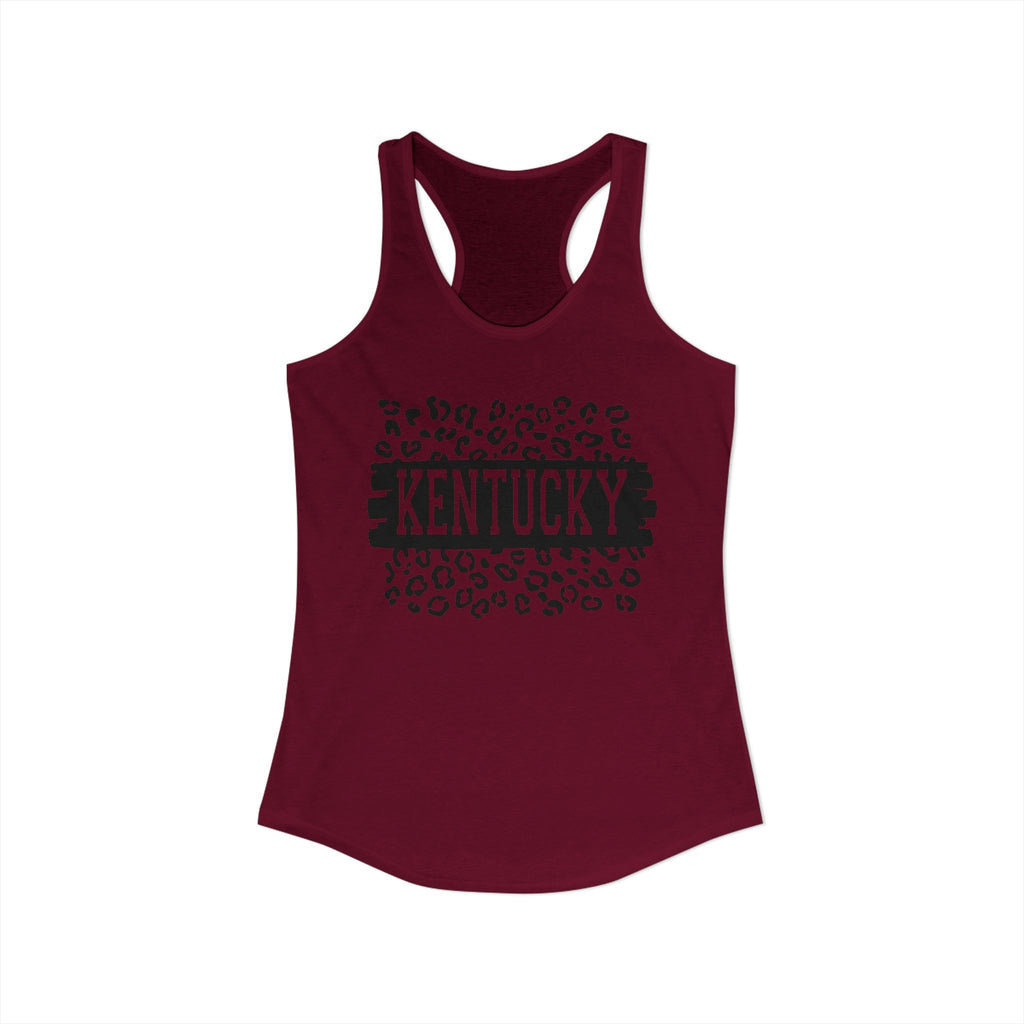Women's KY Leopard Ideal Racerback Tank