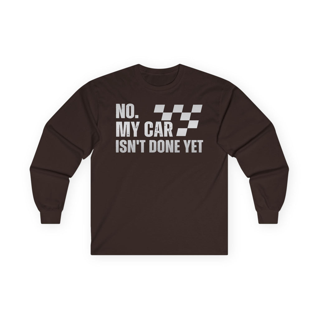 Unfinished Cotton Long Sleeve Tee