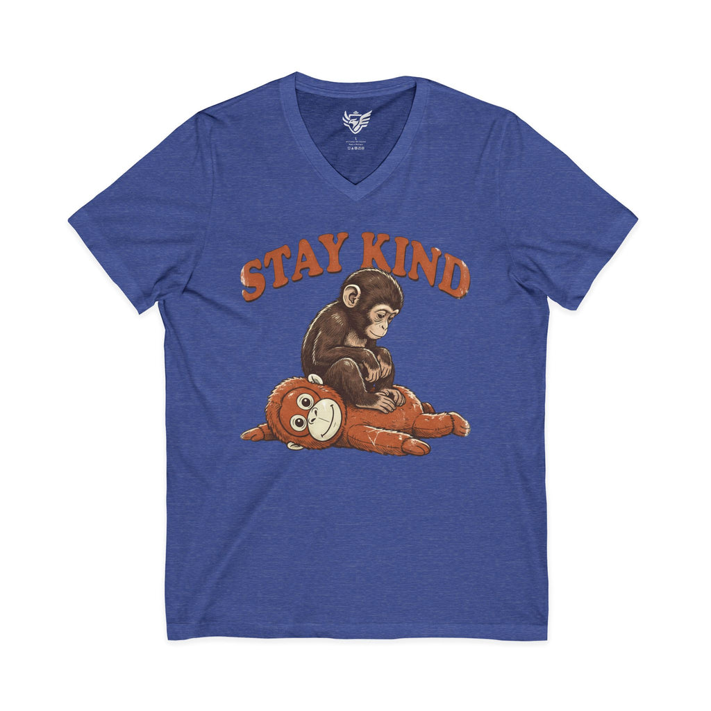 Stay Kind Jersey Short Sleeve V-Neck Tee