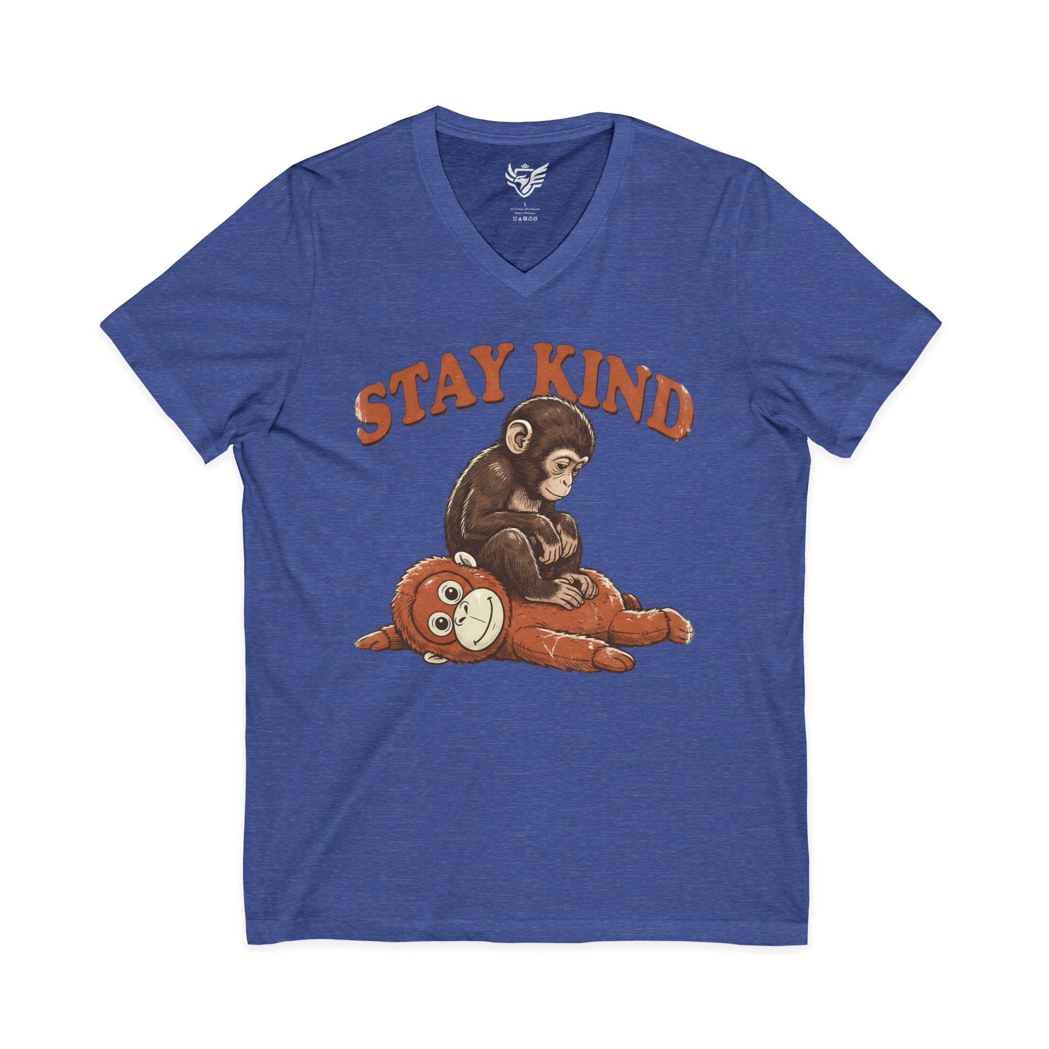Stay Kind Jersey Short Sleeve V-Neck Tee