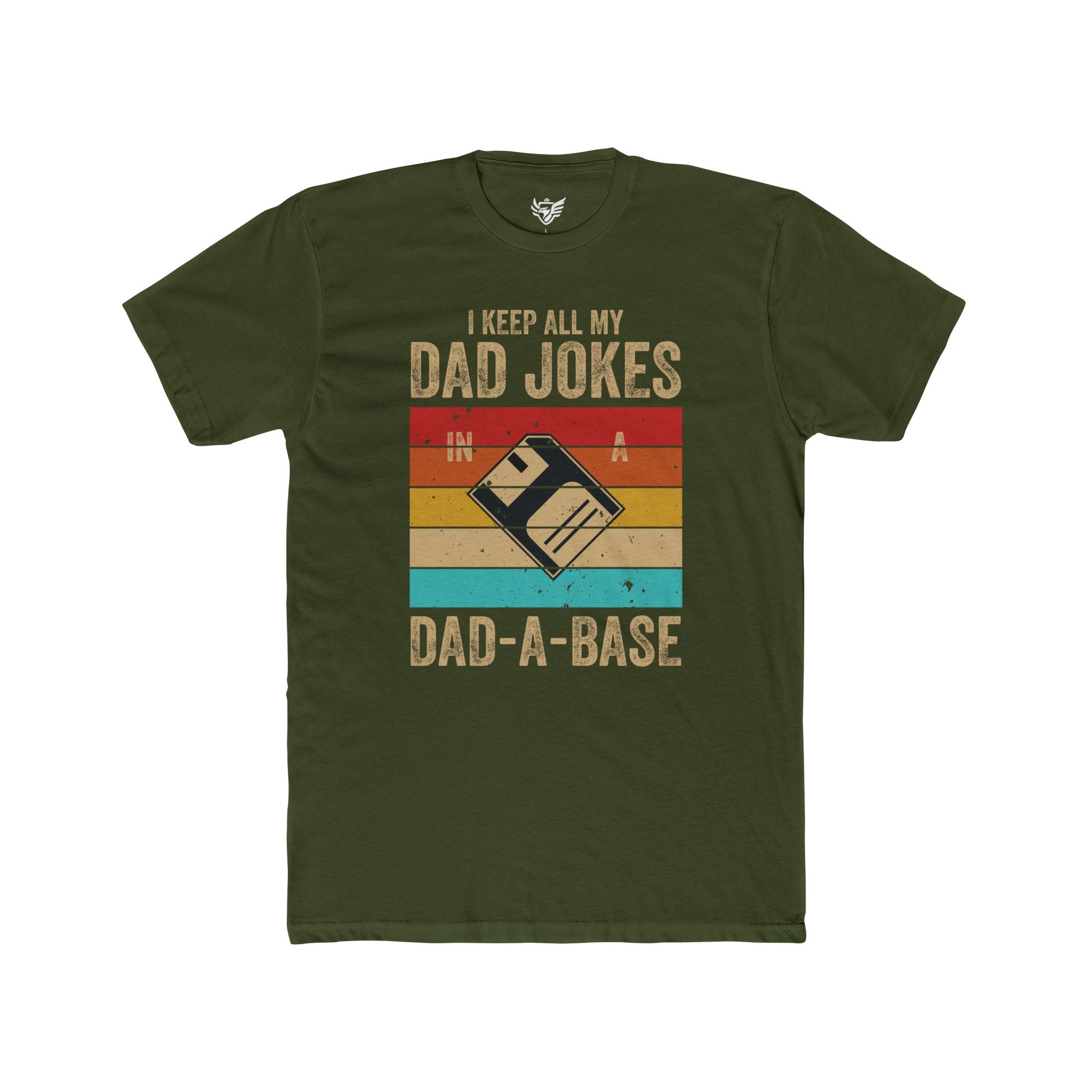 Dad-A-Base Cotton Crew Tee