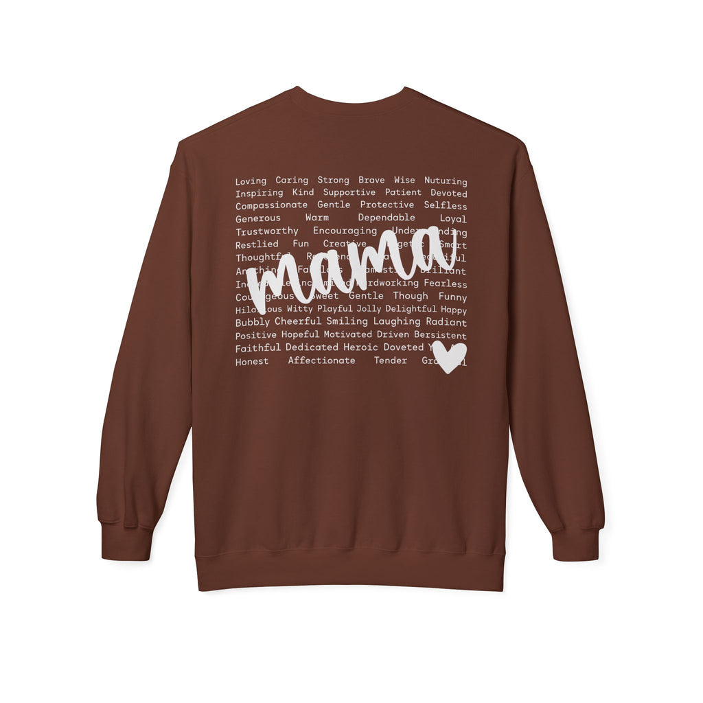 Mama Midweight Softstyle Fleece Crewneck Sweatshirt