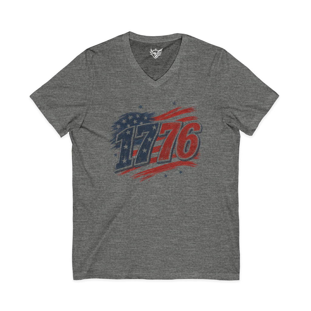 1776 Jersey Short Sleeve V-Neck Tee