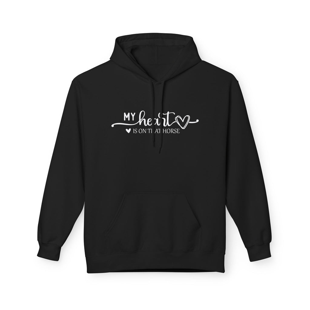 Heart on Horse Midweight Softstyle Fleece Hoodie