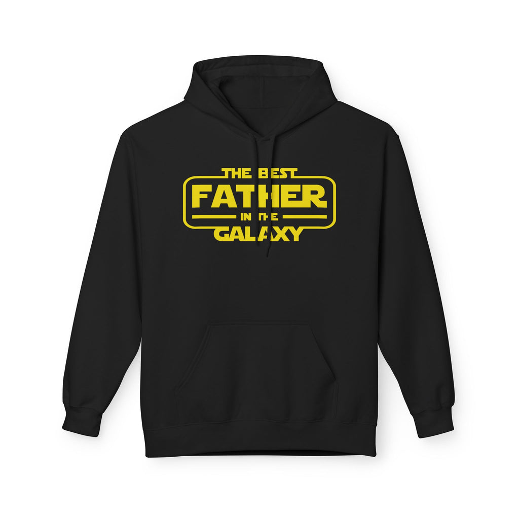 The Best Father in the Galaxy Midweight Softstyle Fleece Hoodie