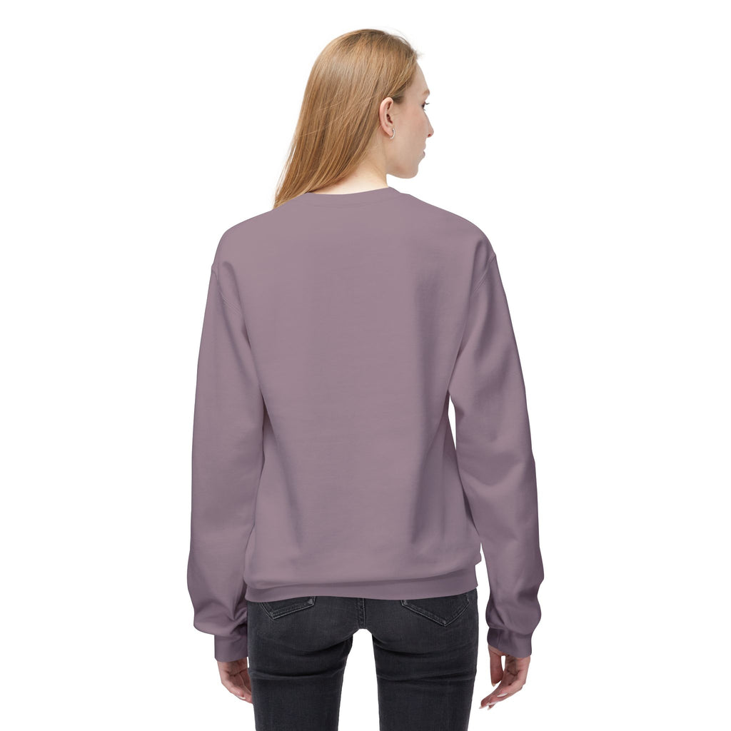 Crazy Pickleball Lady Midweight Softstyle Fleece Crewneck Sweatshirt