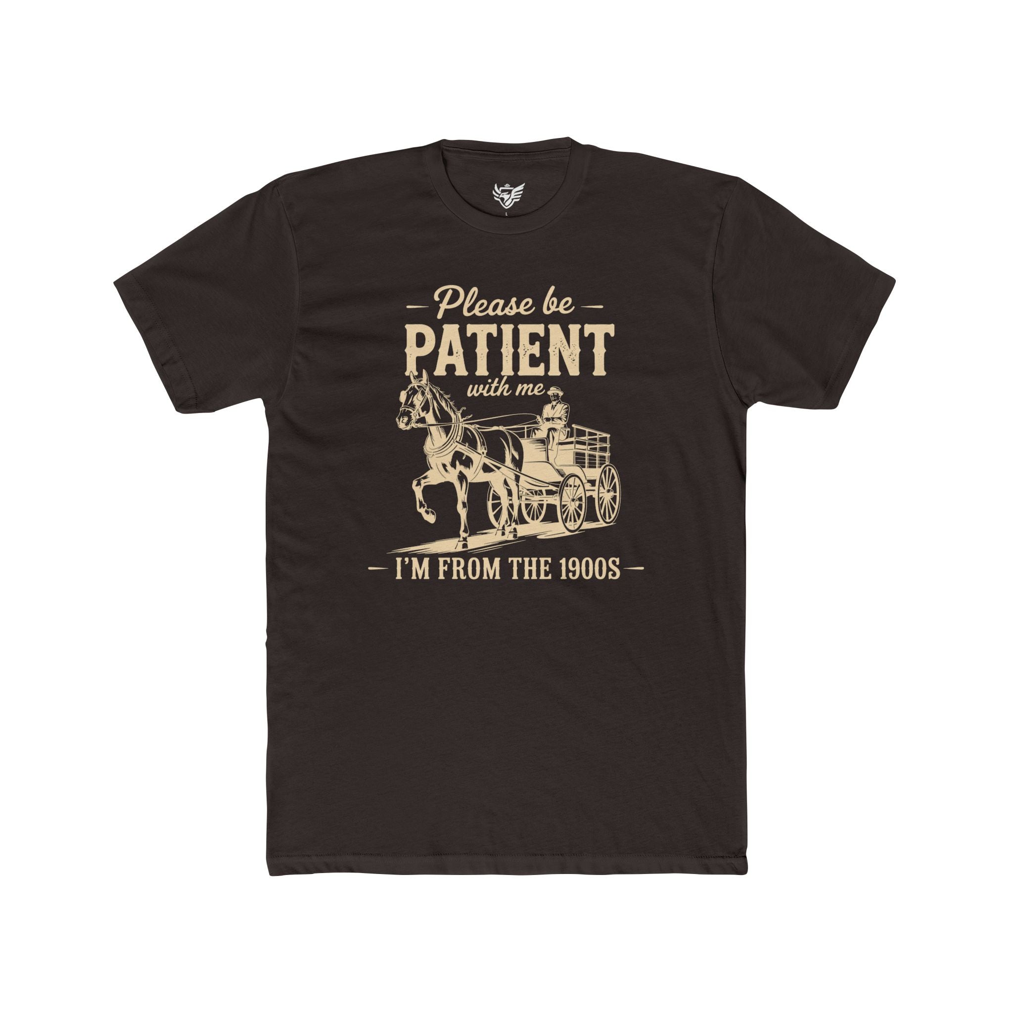 Please Be Patient With Me I'm From the 1900s Cotton Crew Tee