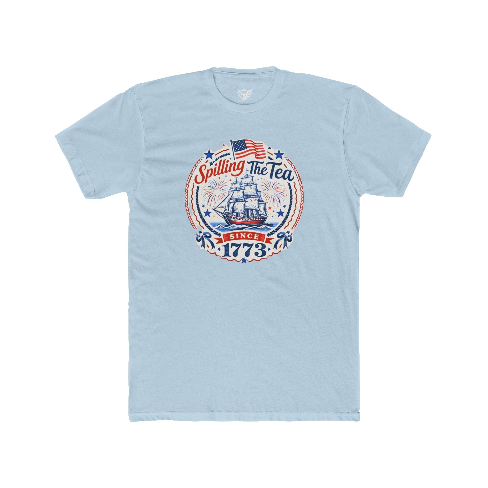 Spilling The Tea Cotton Crew Tee