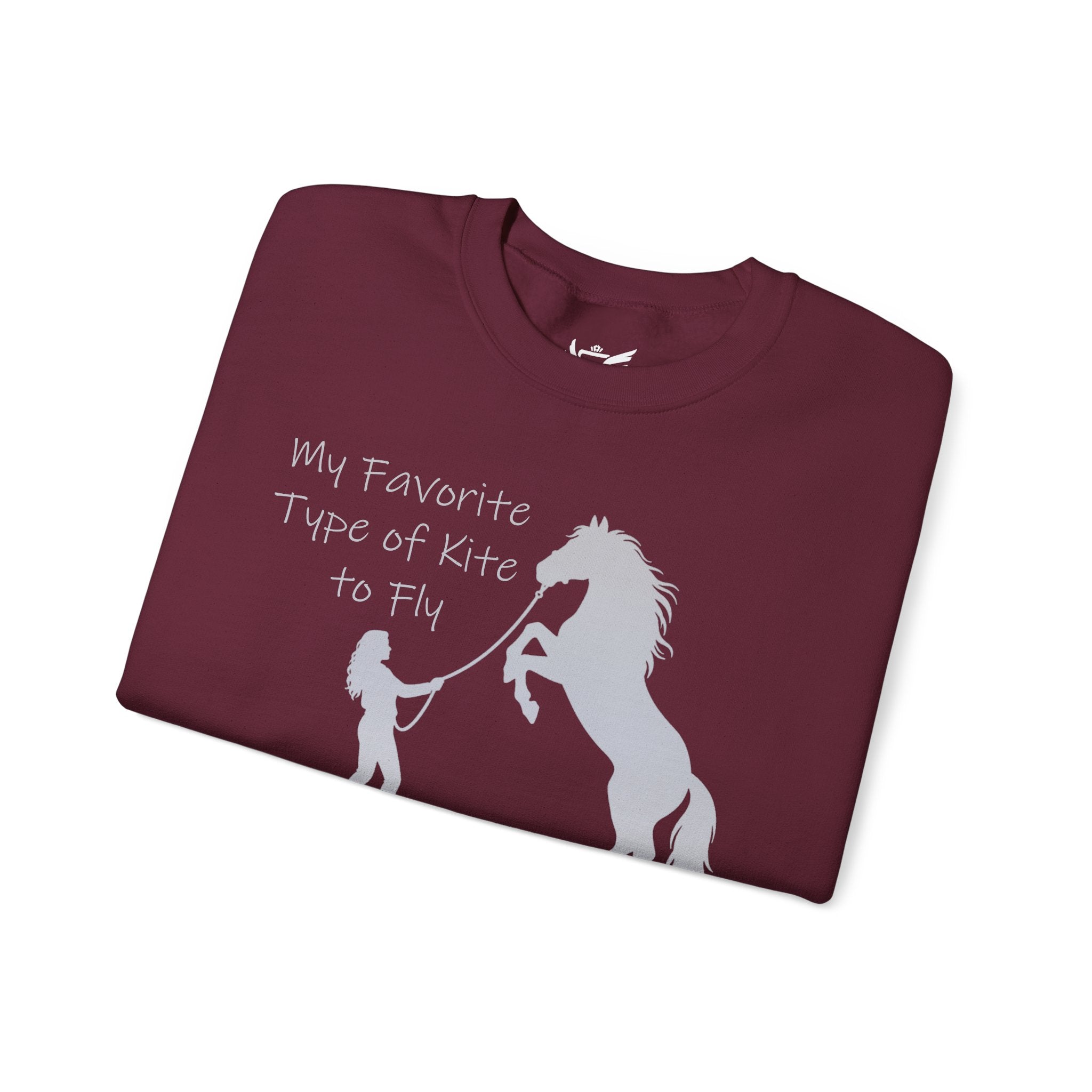 My Favorite Type of Kite Heavy Blend™ Crewneck Sweatshirt