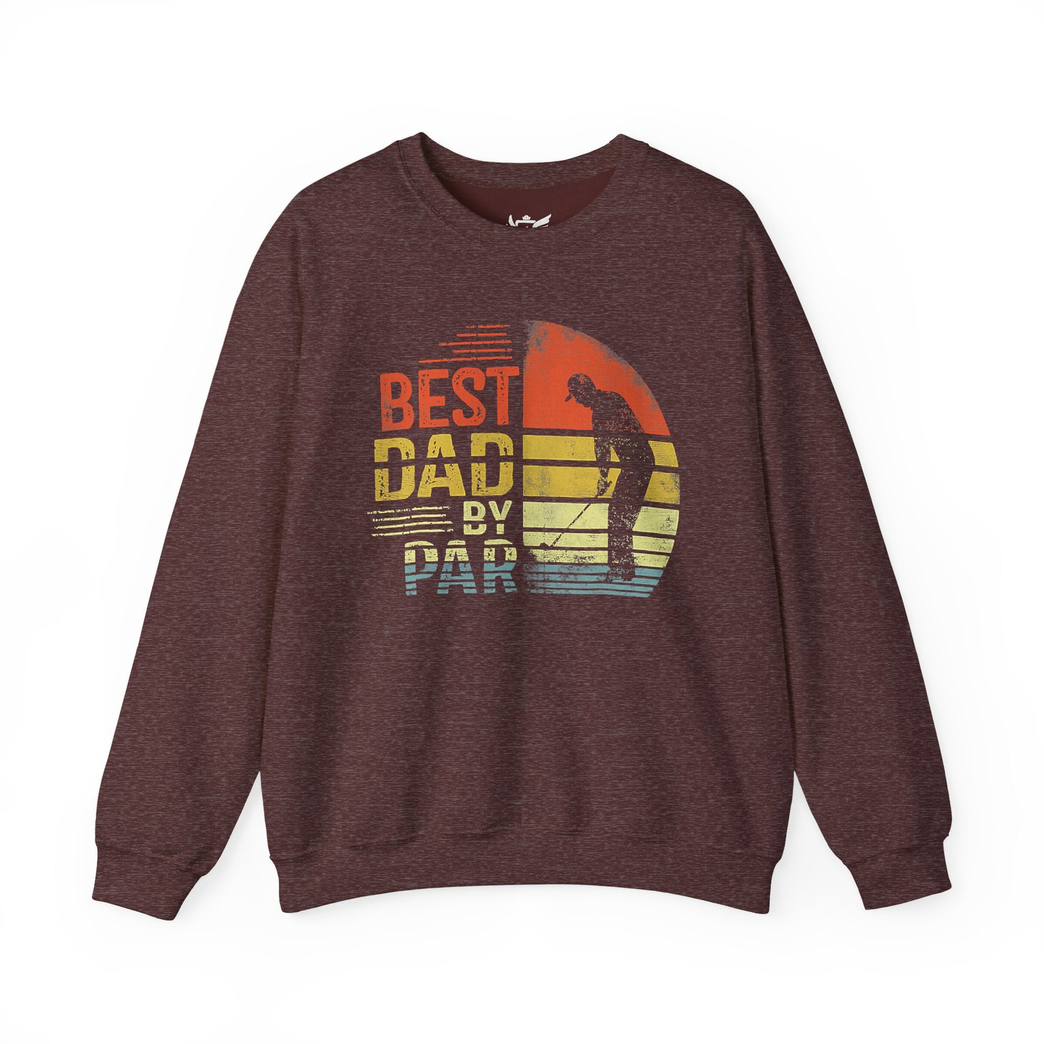 Best Dad By Par Heavy Blend™ Crewneck Sweatshirt