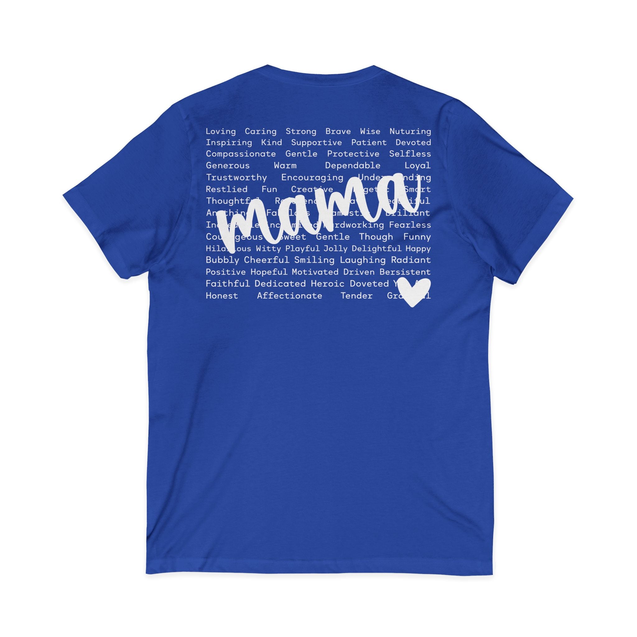 Mama Jersey Short Sleeve V-Neck Tee
