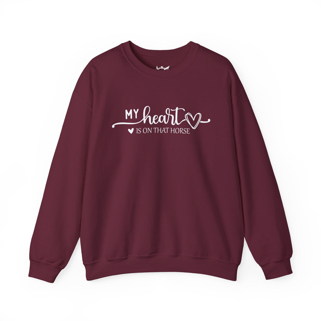 Heart on Horse Heavy Blend™ Crewneck Sweatshirt