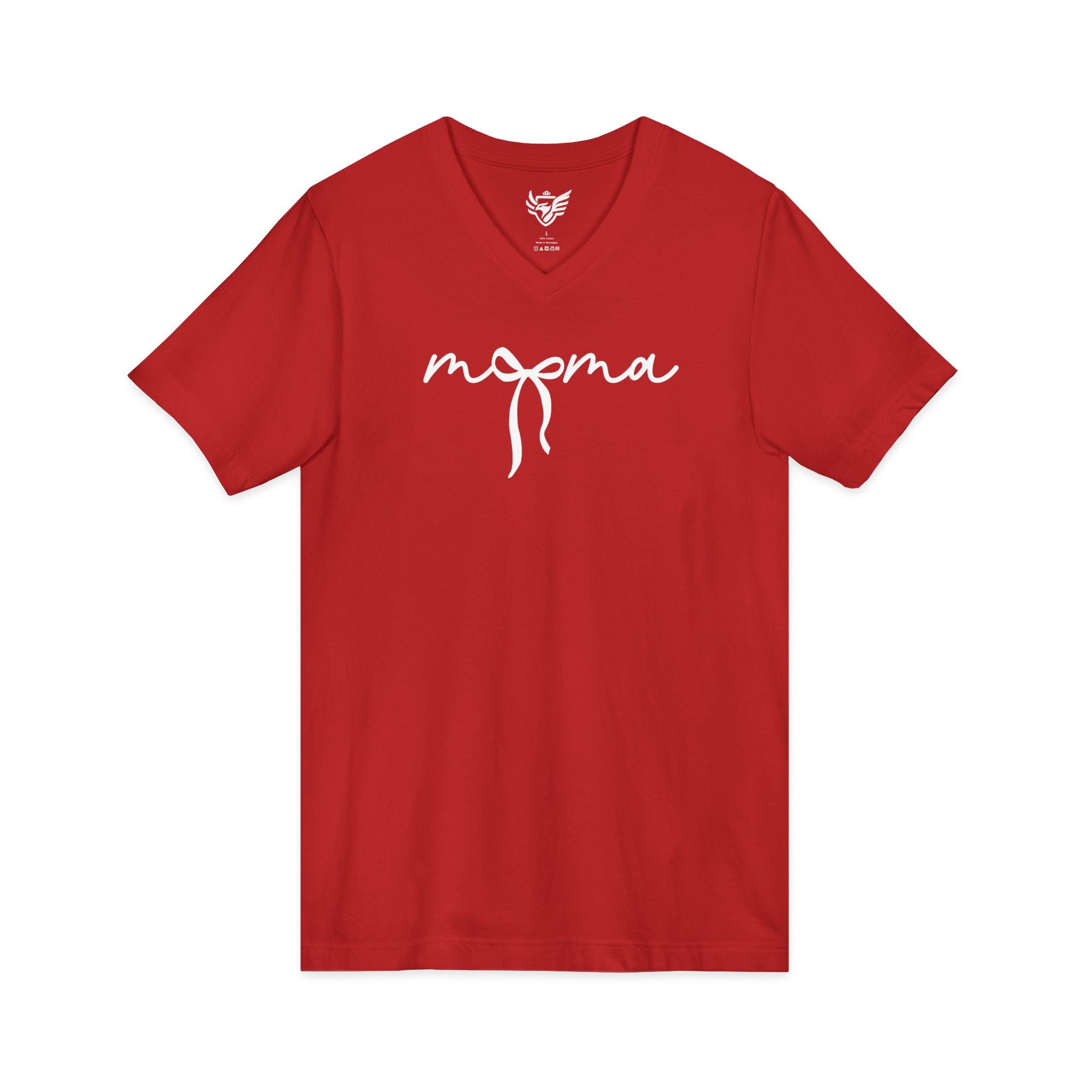 Mother's Day Jersey Short Sleeve V-Neck Tee