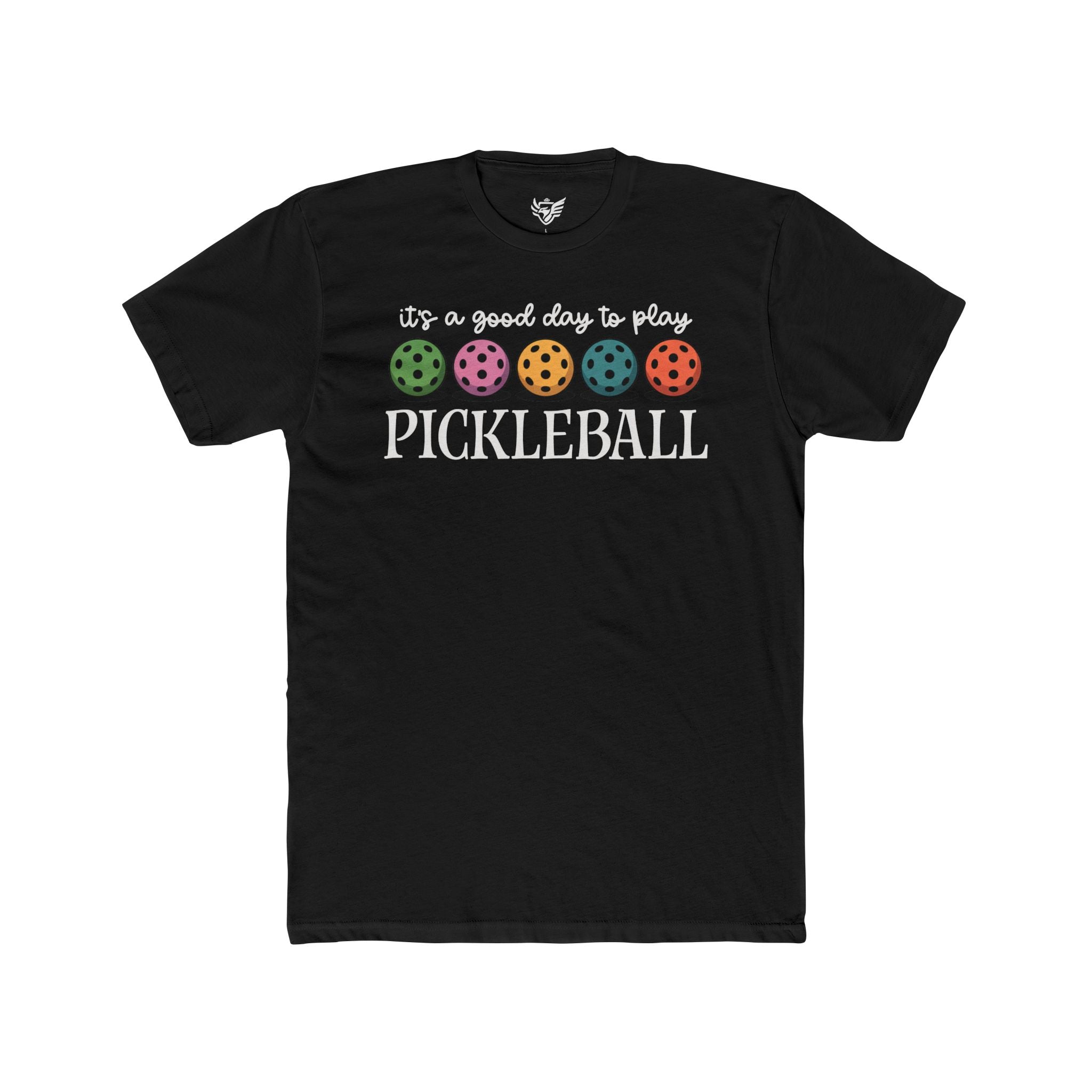 Good Day Pickleball Cotton Crew Tee