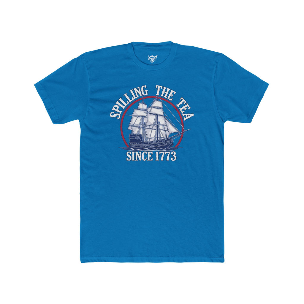 Spilling The Tea Cotton Crew Tee
