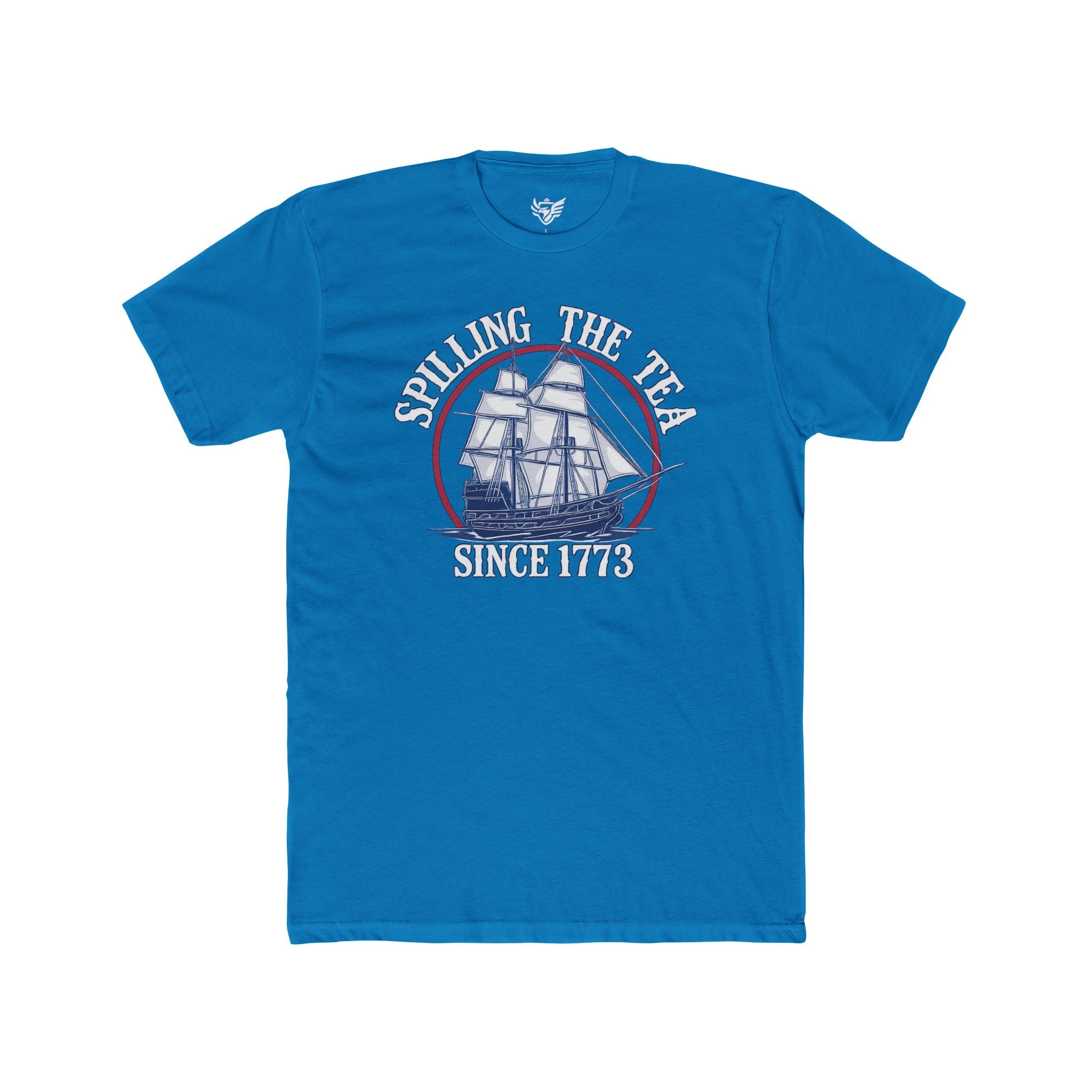Spilling The Tea Cotton Crew Tee