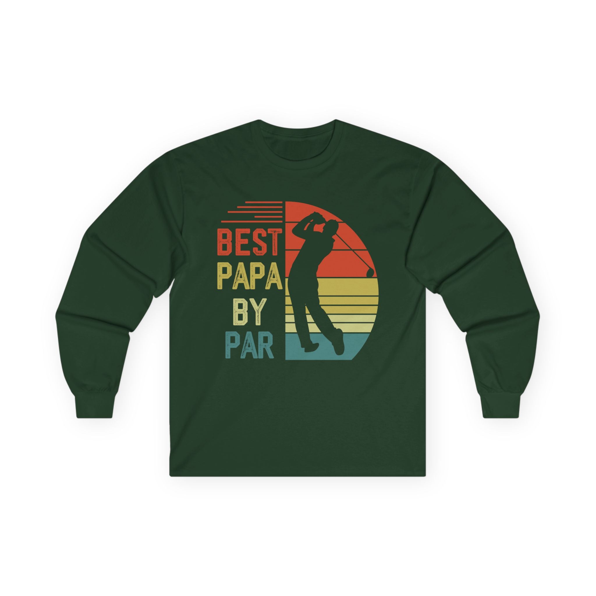 Best Papa By Par Cotton Long Sleeve Tee