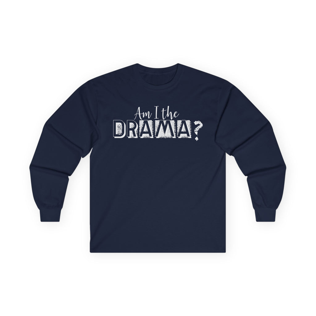 Drama Cotton Long Sleeve Tee