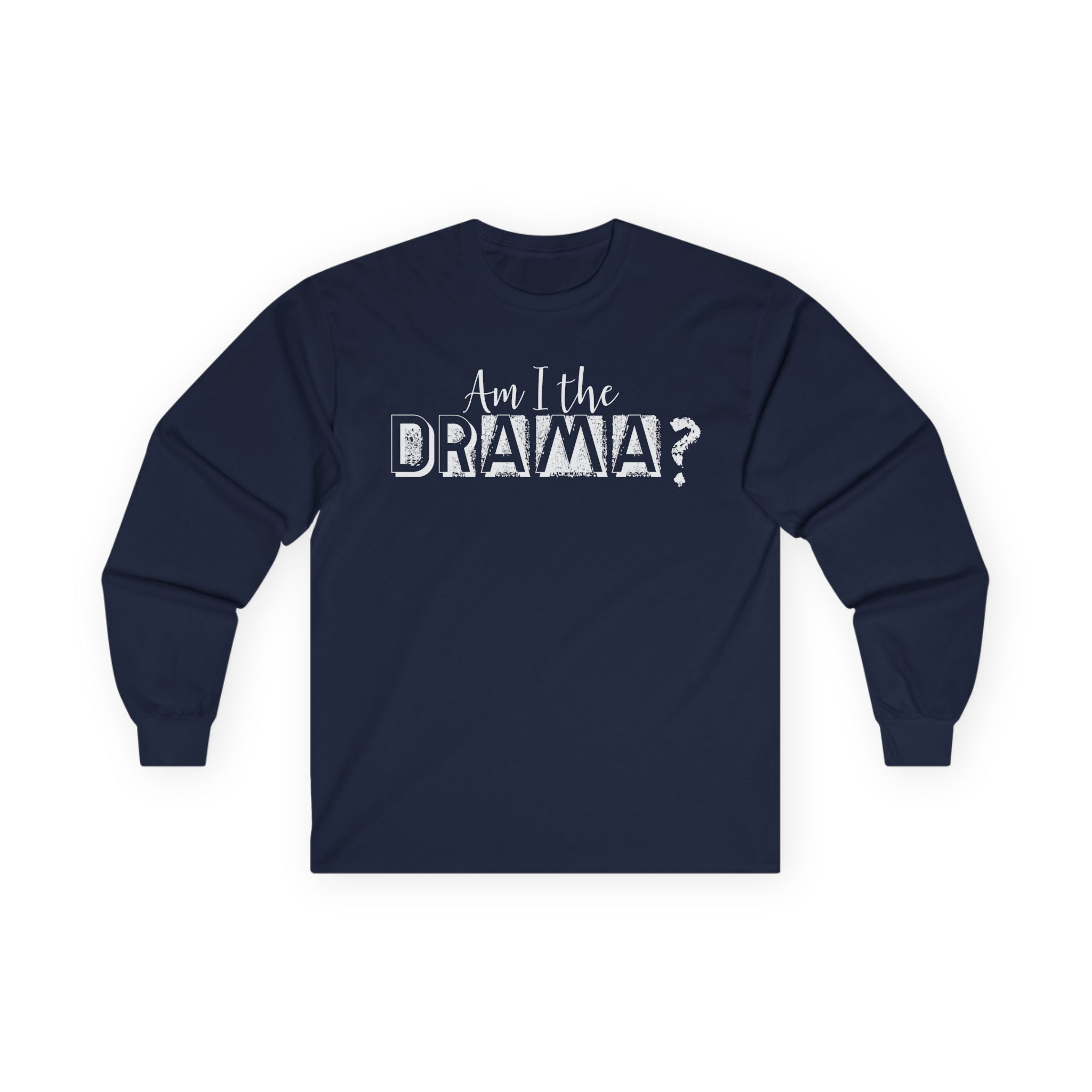 Drama Cotton Long Sleeve Tee