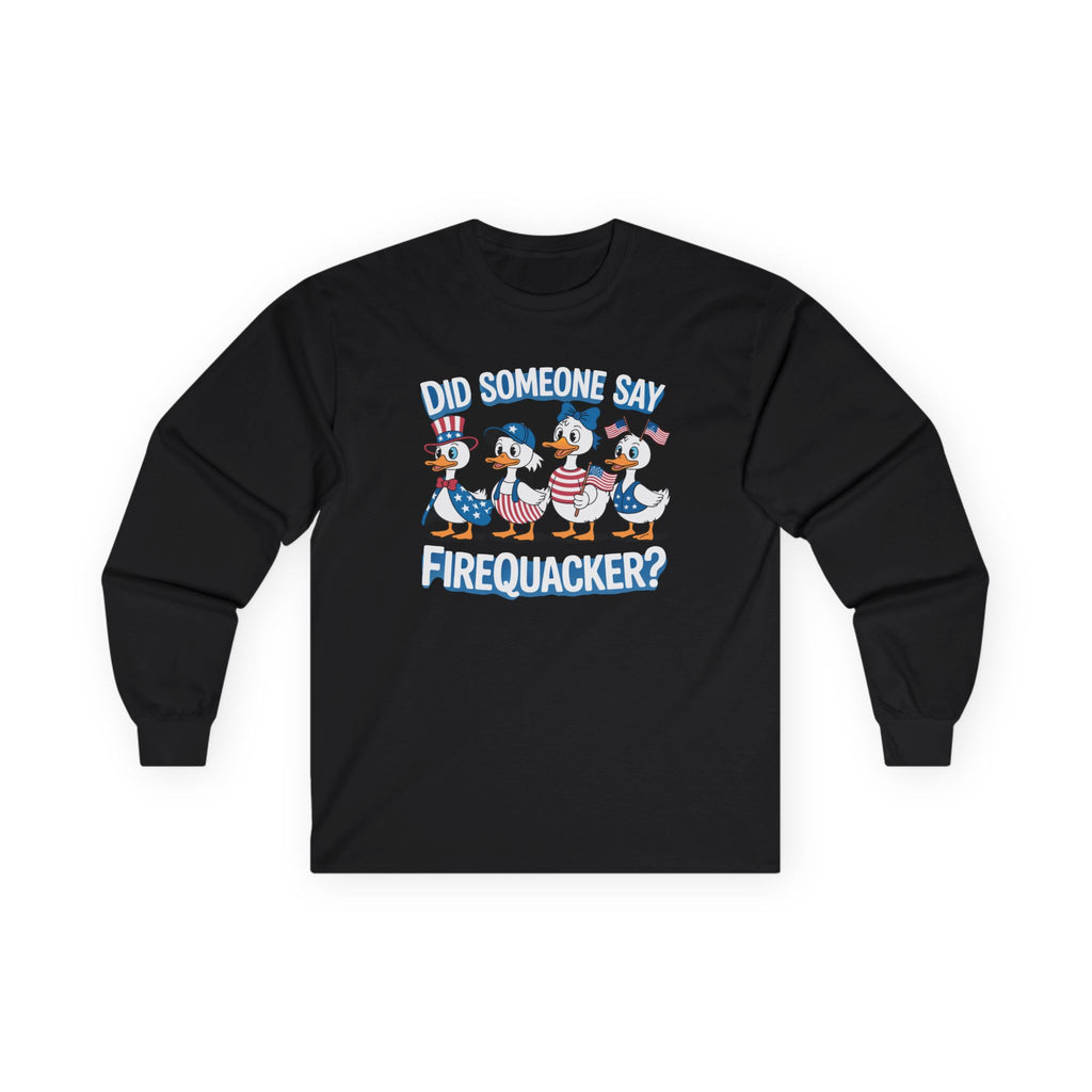 Firequackers Cotton Long Sleeve Tee