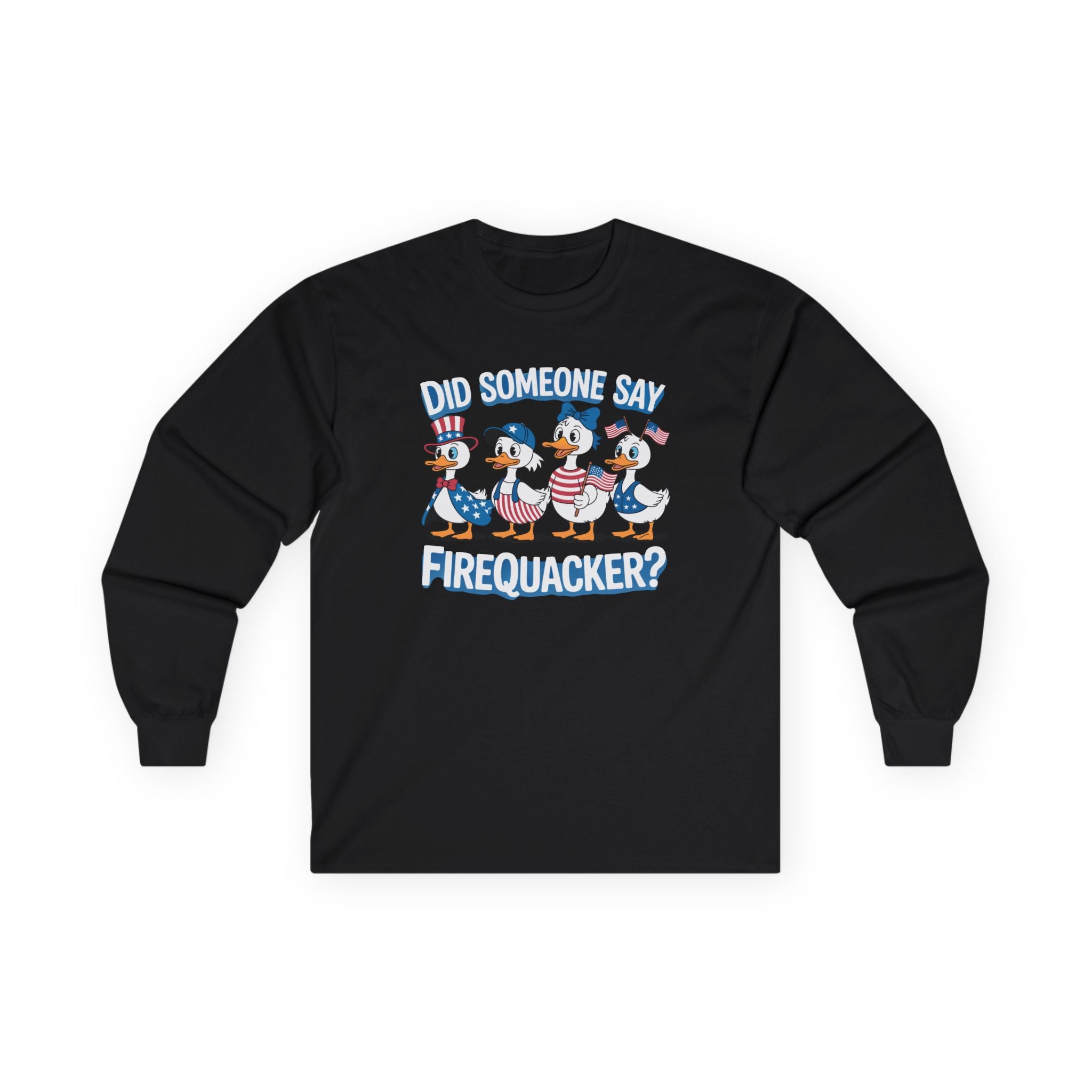 Firequackers Cotton Long Sleeve Tee
