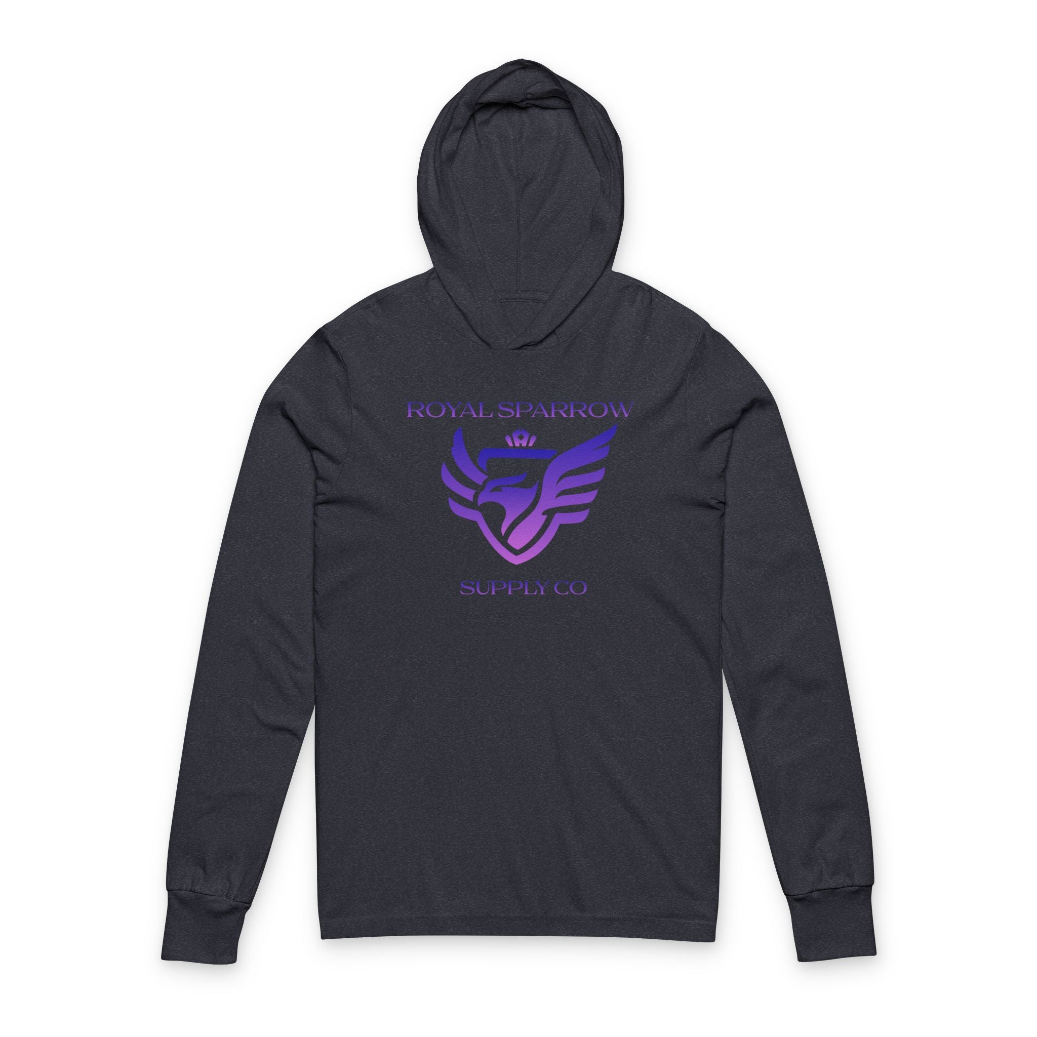 Royal Sparrow Hooded Long Sleeve Tee