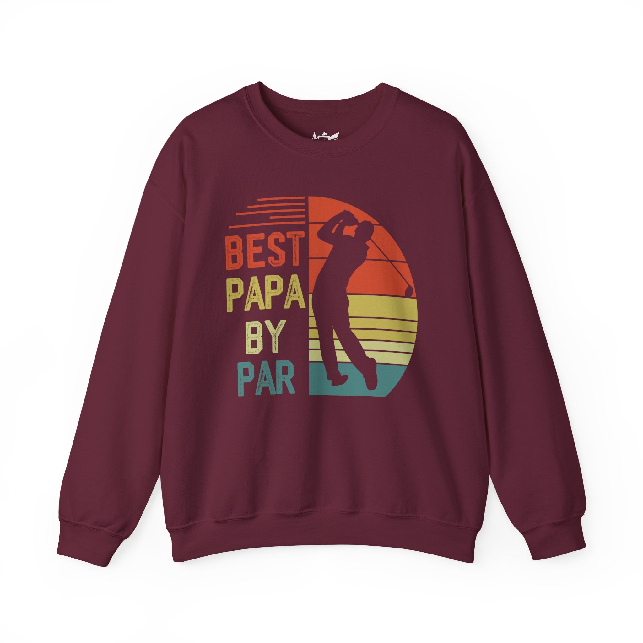 Best Papa By Par Heavy Blend™ Crewneck Sweatshirt