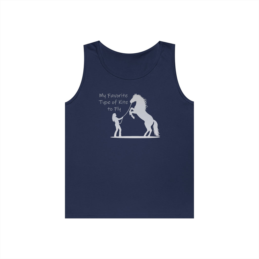 My Favorite Type of Kite Heavy Cotton Tank Top