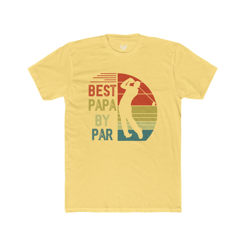 Best Papa By Par Cotton Crew Tee