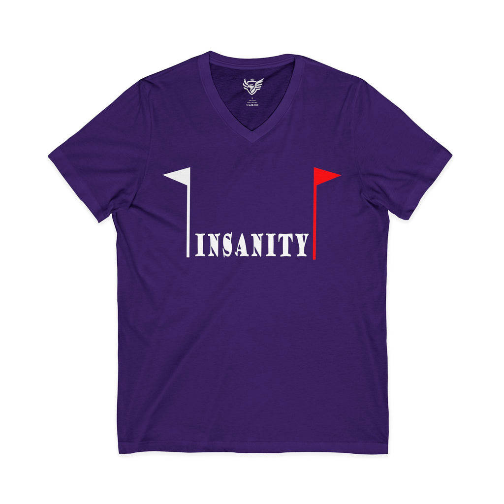 Insanity Jersey Short Sleeve V-Neck Tee