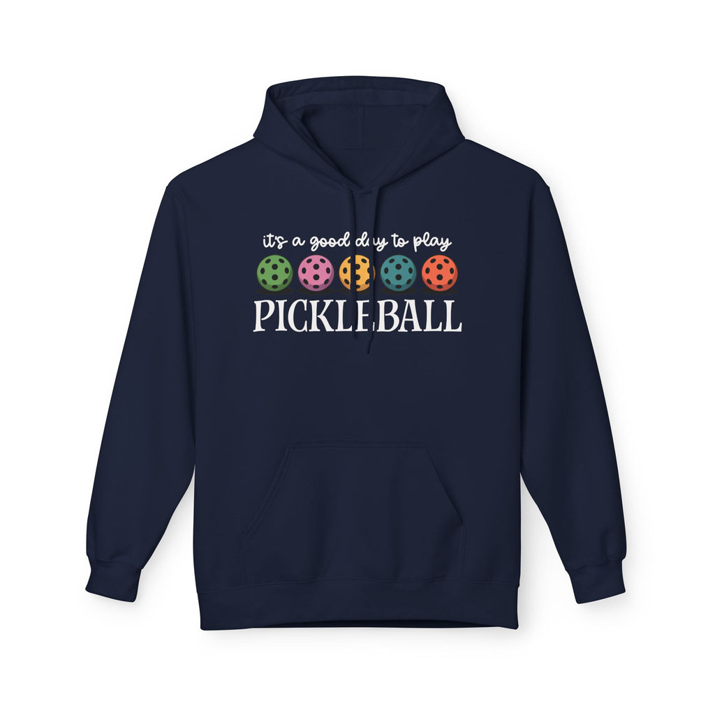 Good Day Pickleball Midweight Softstyle Fleece Hoodie