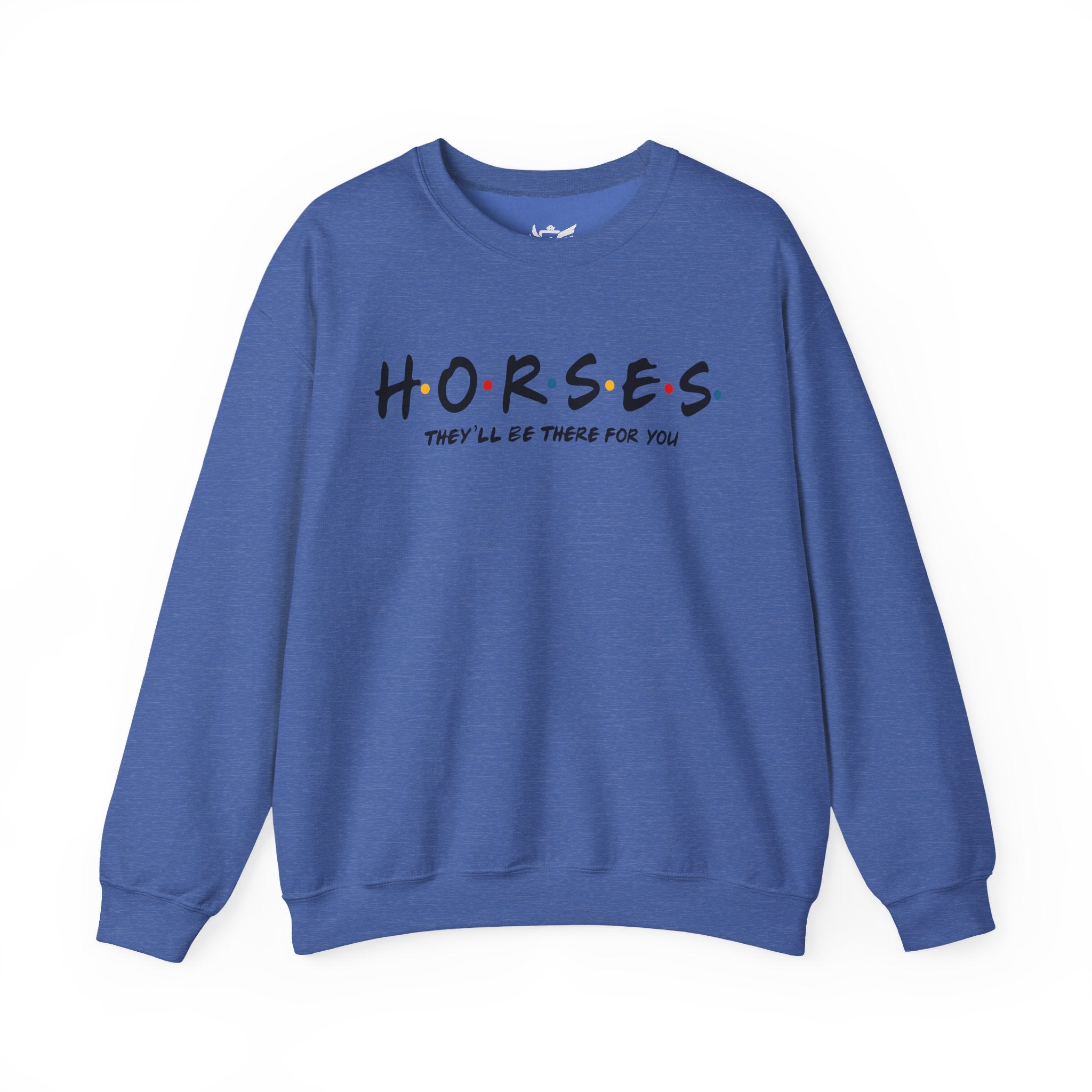 Horses, Friends Theme Heavy Blend™ Crewneck Sweatshirt