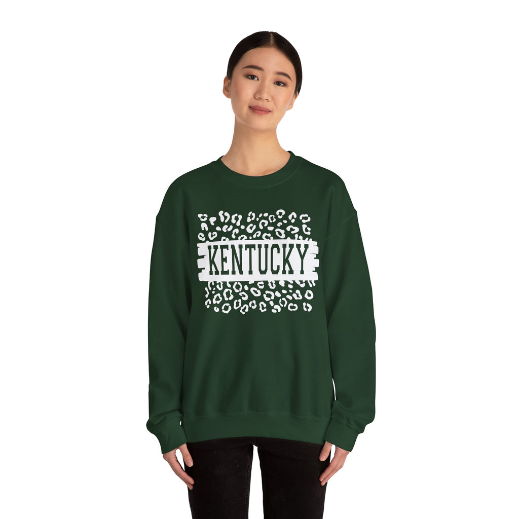 KY Leopard Heavy Blend™ Crewneck Sweatshirt