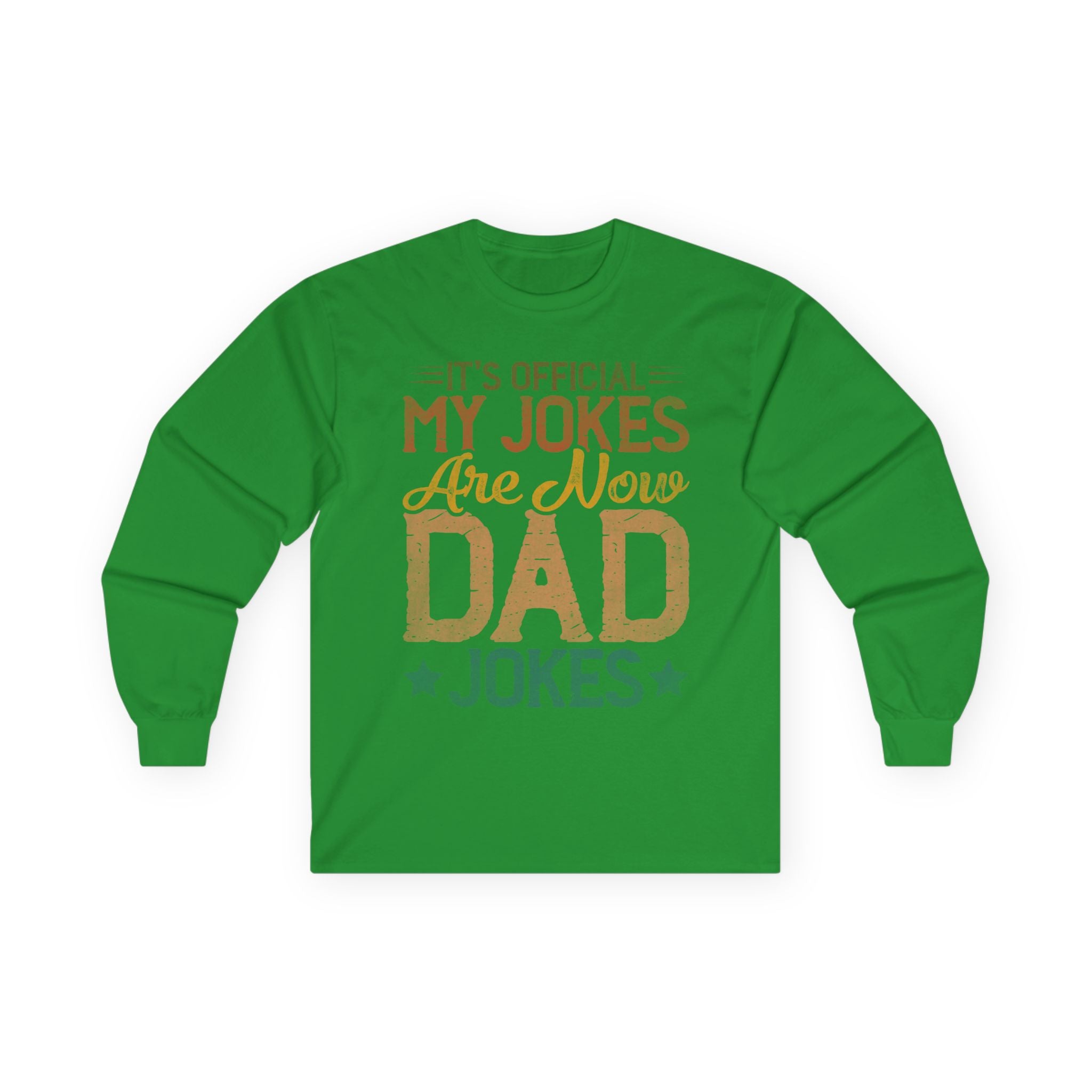 Dad Jokes Cotton Long Sleeve Tee