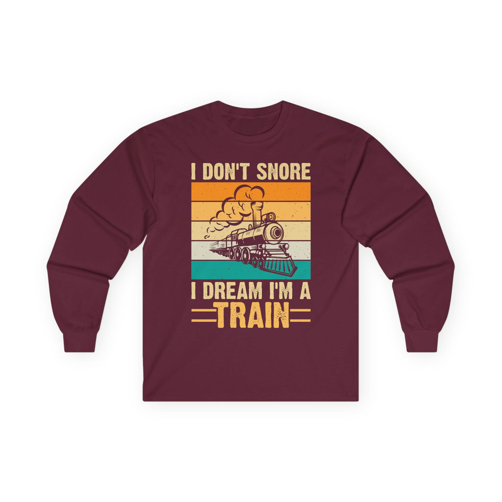 I Don't Snore Cotton Long Sleeve Tee