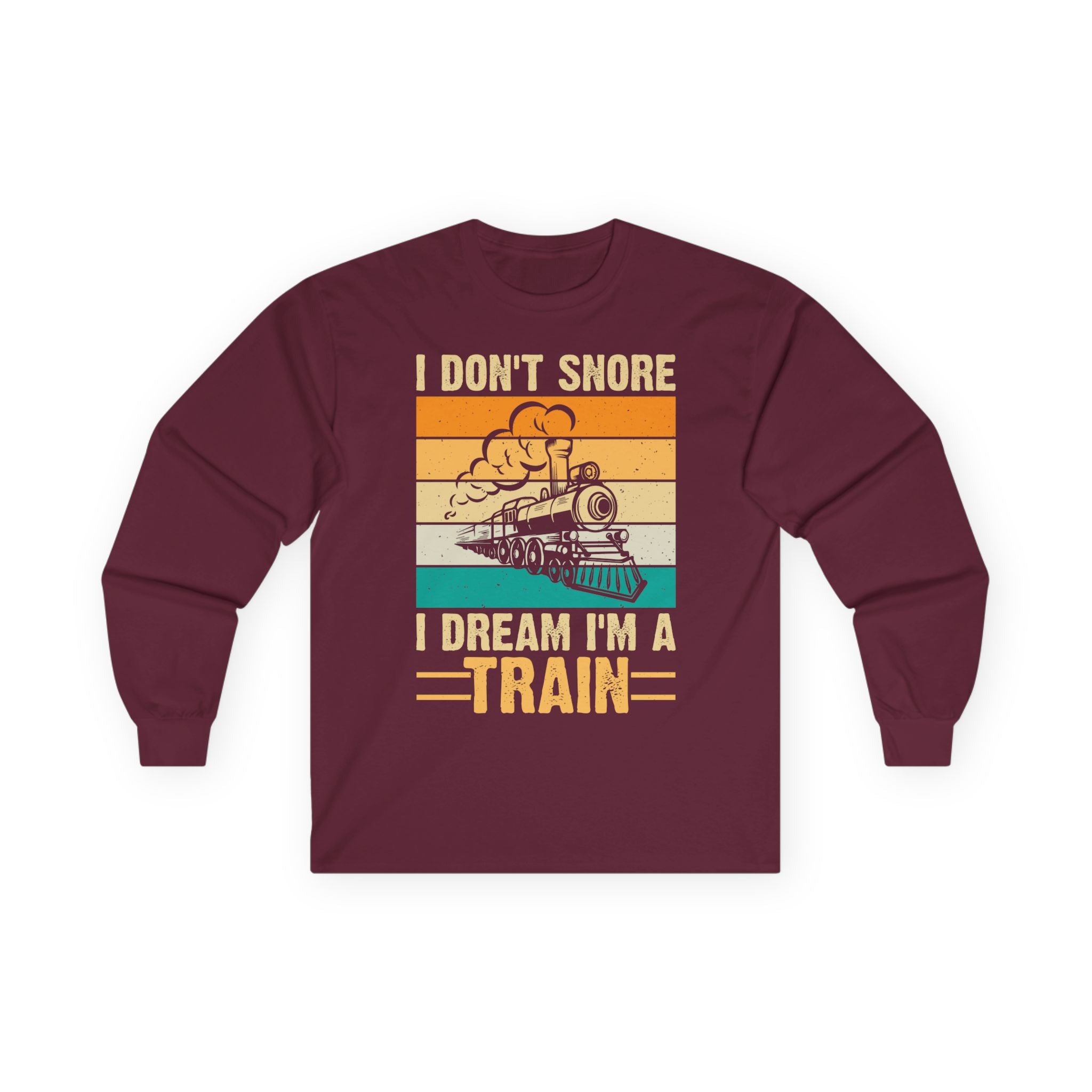 I Don't Snore Cotton Long Sleeve Tee