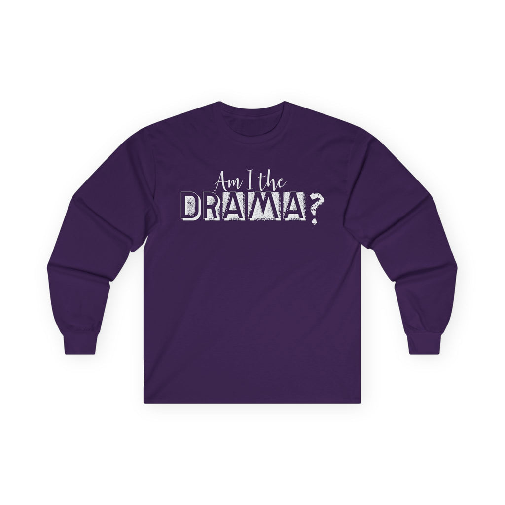 Drama Cotton Long Sleeve Tee
