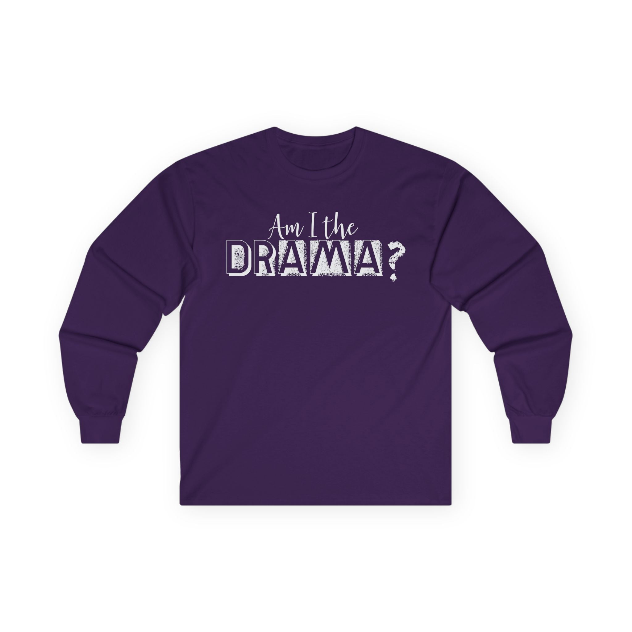 Drama Cotton Long Sleeve Tee