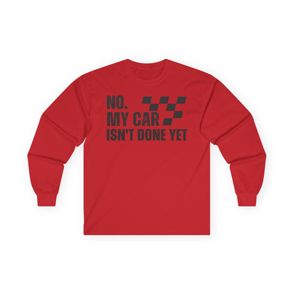 Unfinished Cotton Long Sleeve Tee