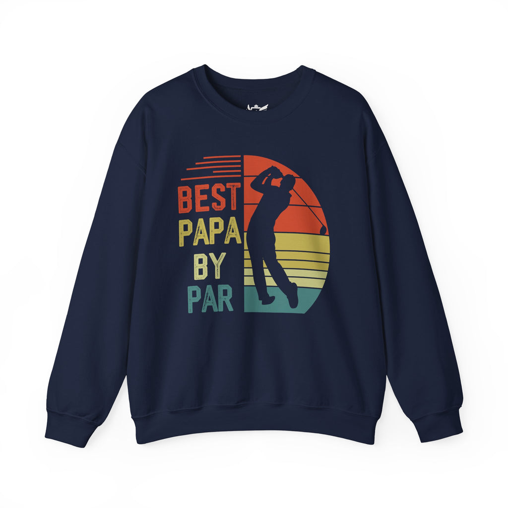 Best Papa By Par Heavy Blend™ Crewneck Sweatshirt