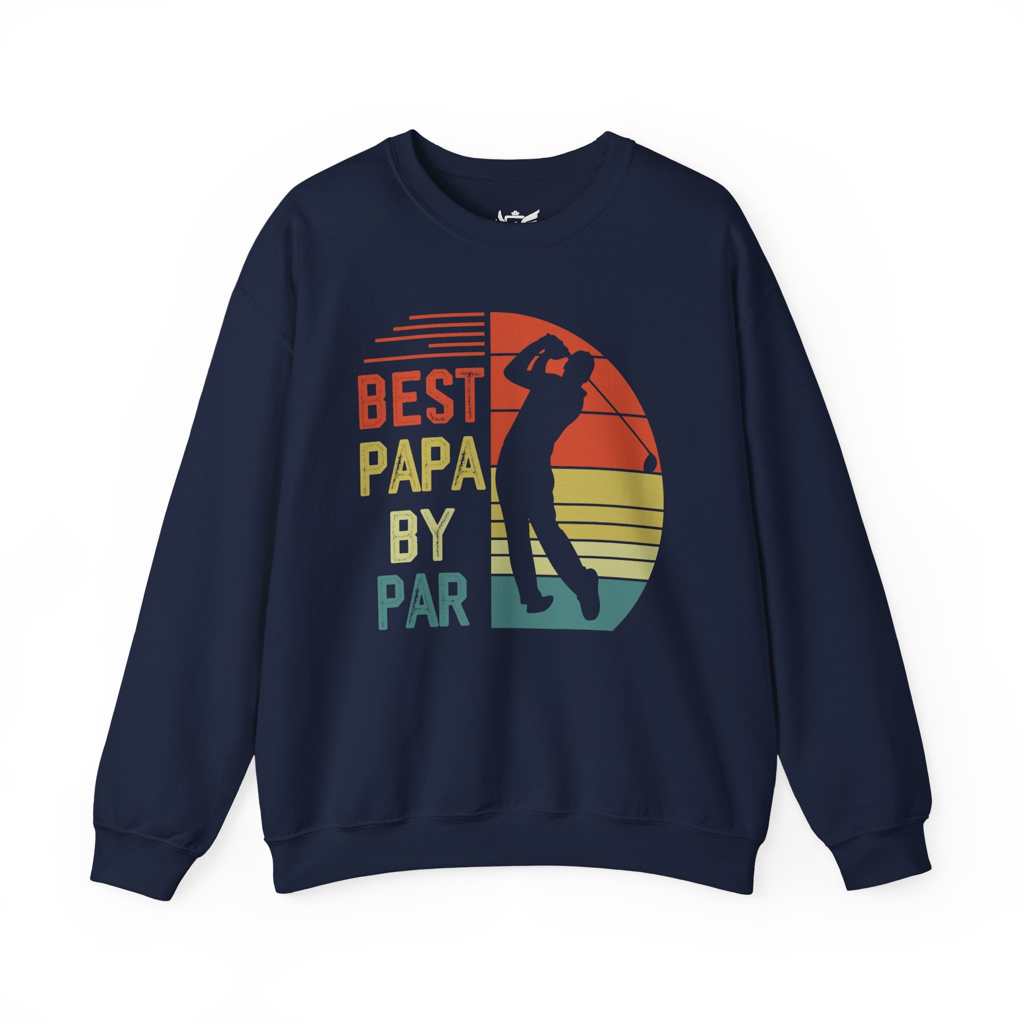 Best Papa By Par Heavy Blend™ Crewneck Sweatshirt