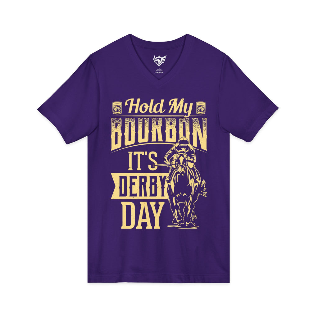 Derby Day Jersey Short Sleeve V-Neck Tee