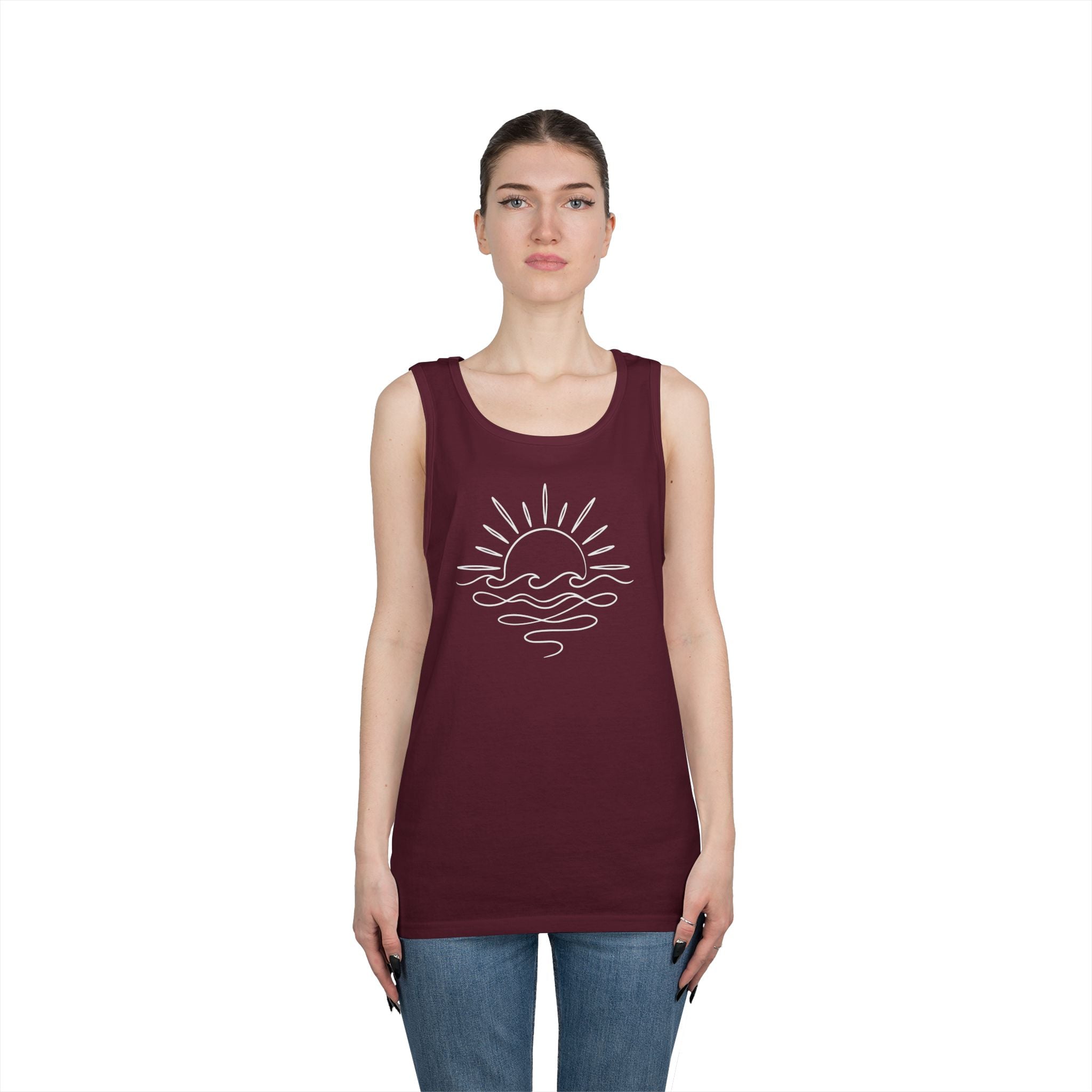 Sunny Sea Heavy Cotton Tank Top