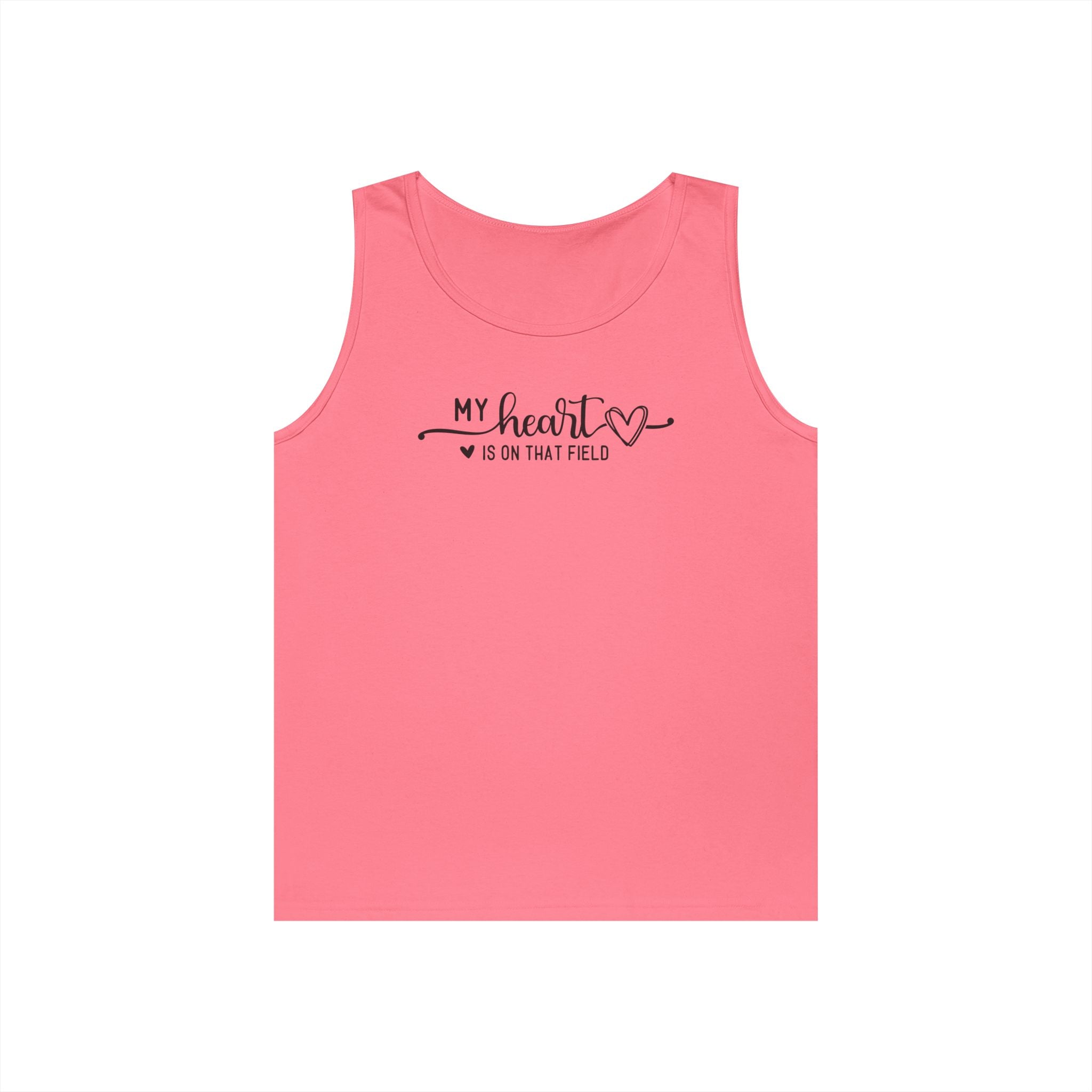 My Heart is on that Field Heavy Cotton Tank Top