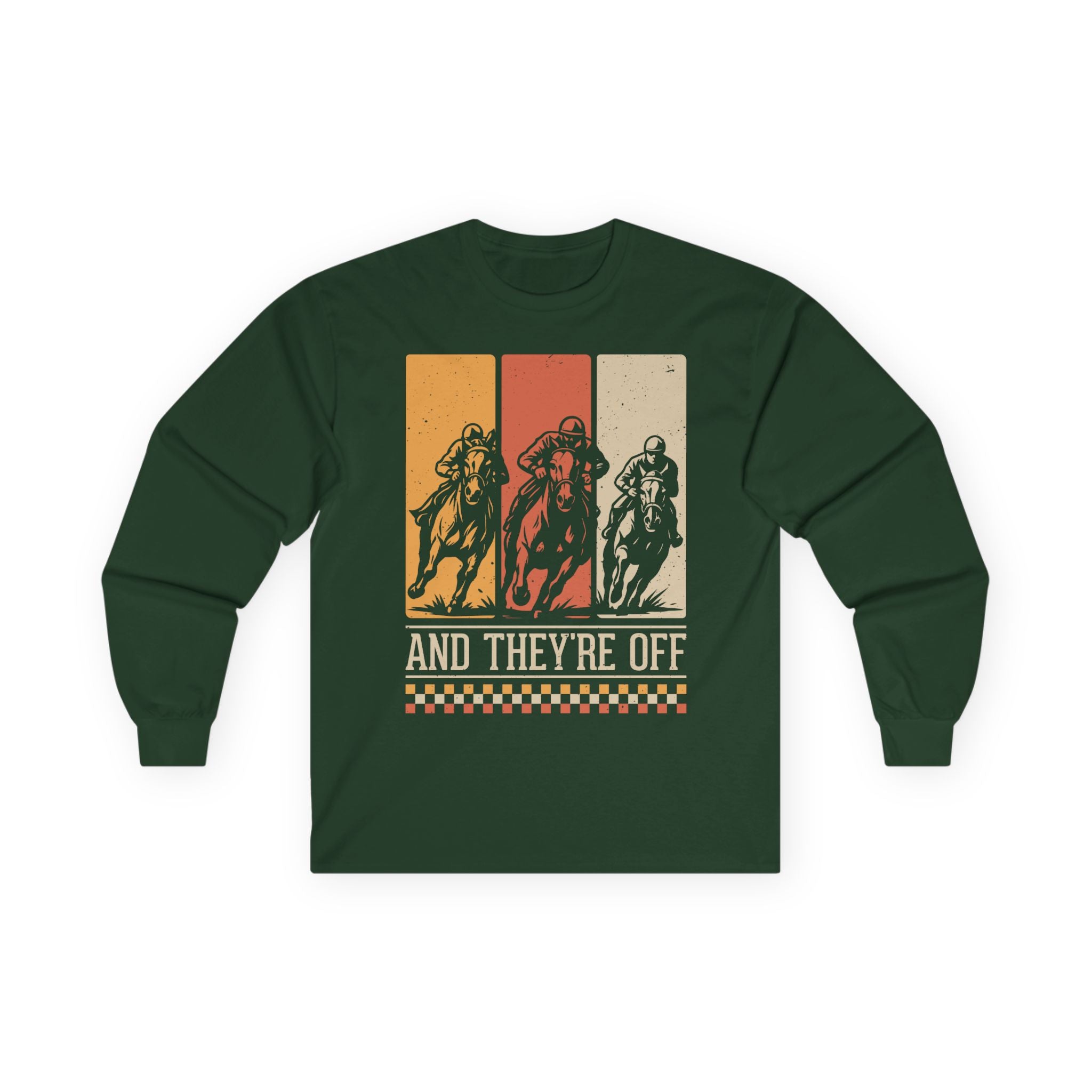 Racing Cotton Long Sleeve Tee