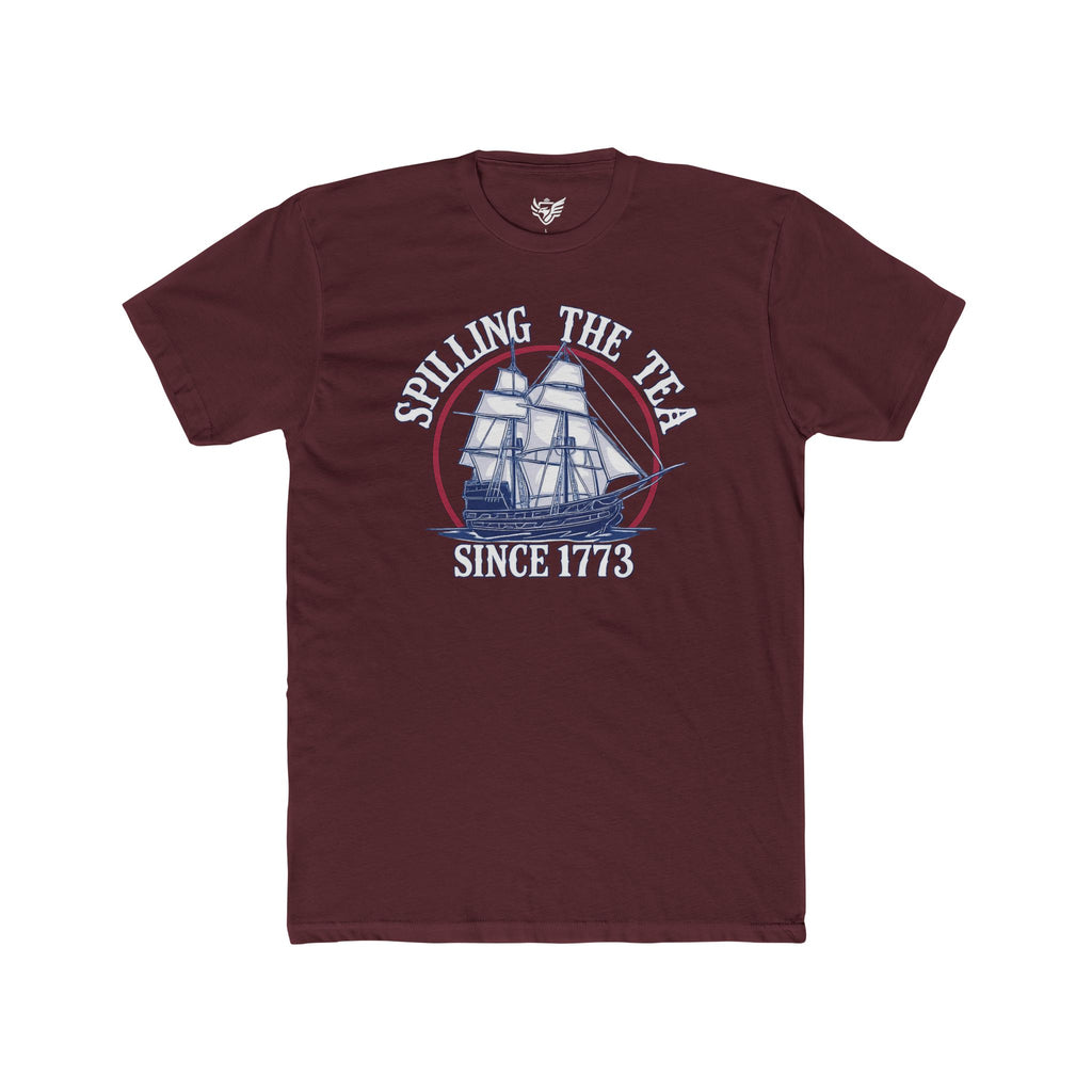 Spilling The Tea Cotton Crew Tee