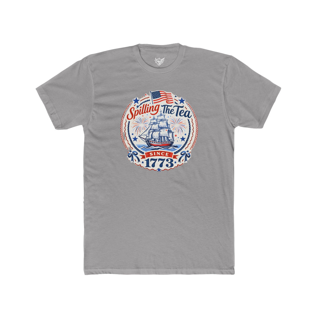 Spilling The Tea Cotton Crew Tee