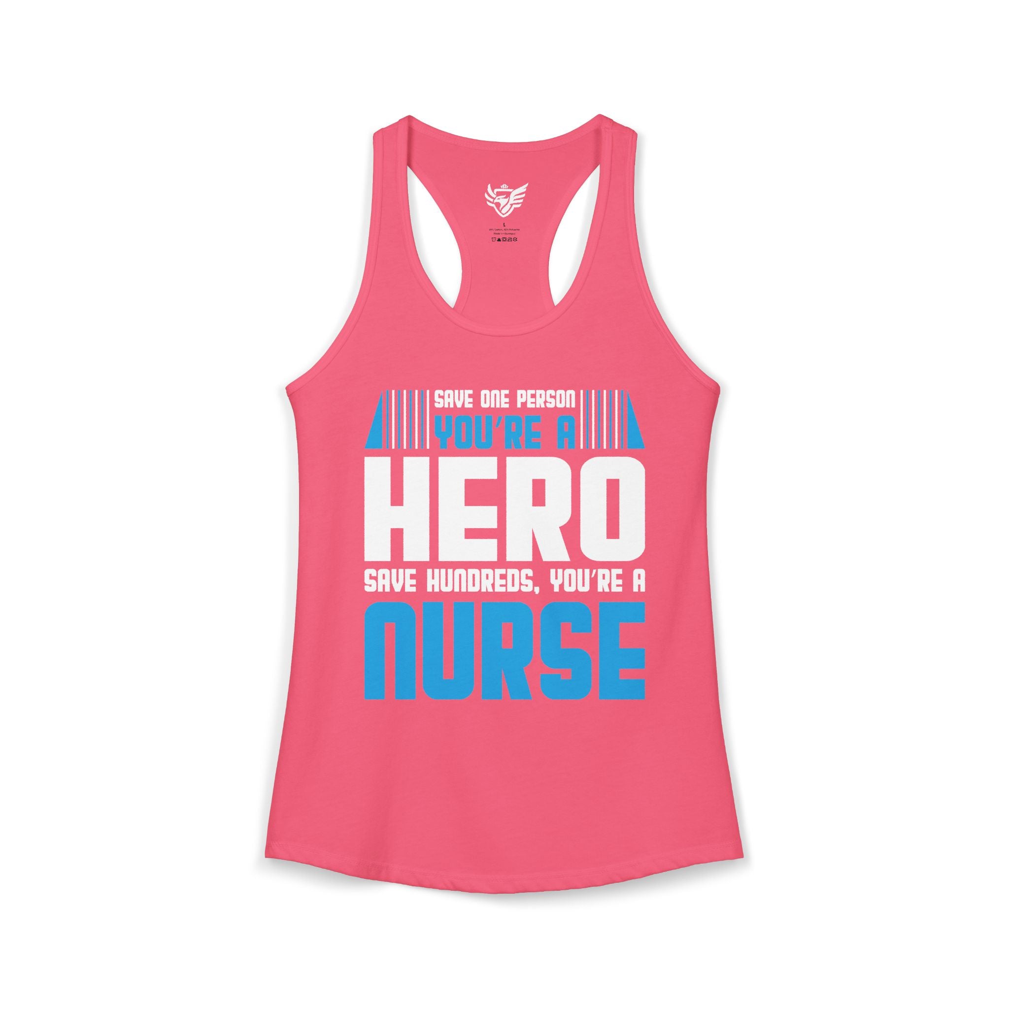 Nurses Are Heros Ideal Racerback Tank